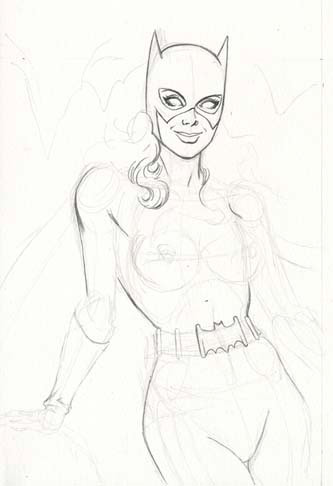 333x486 How To Draw Batgirl - Batgirl Drawing