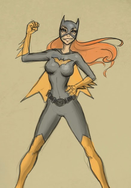 438x630 Learn How To Draw Batgirl Face And Body Step - Batgirl Drawing