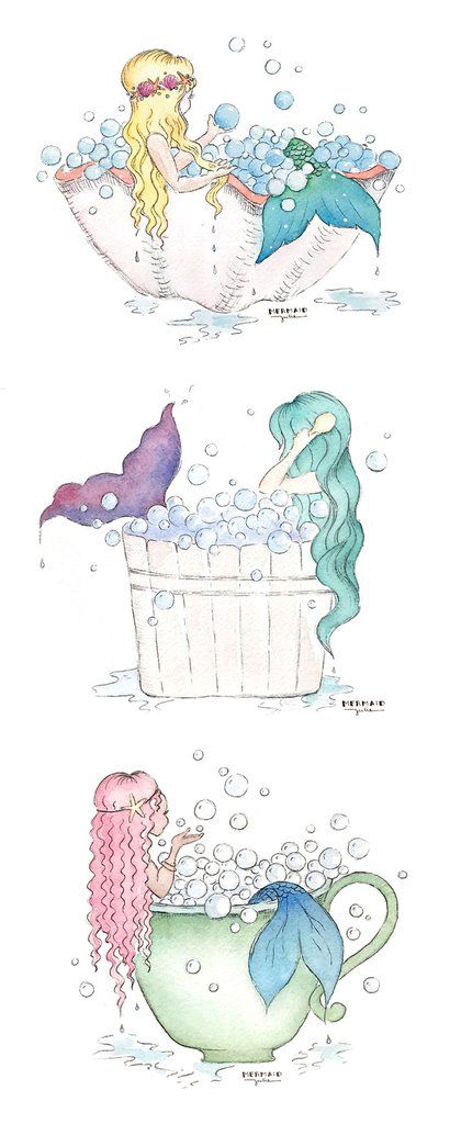 410x1024 bubble bath mermaid art drawing incarnate drawings, mermaid - Bath Drawing