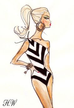 236x345 Best Swimwear Design Images Designer Swimwear, Fashion - Bathing Suit Drawing