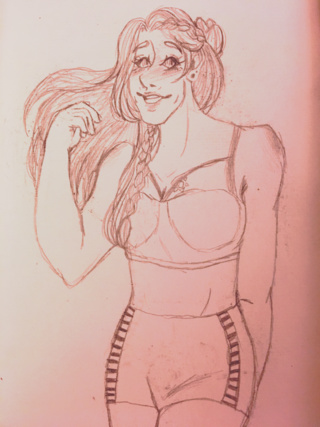 320x427 Another Outfit Challenge For Mira, In Her Bathing Suit - Bathing Suit Drawing