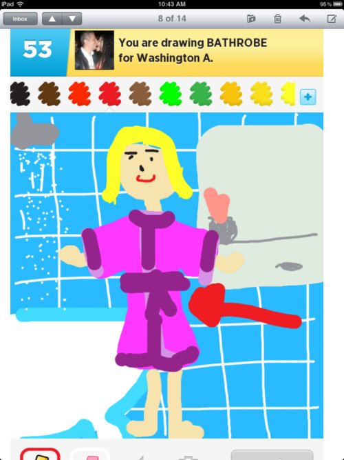 500x667 bathrobe drawings - Bathrobe Drawing
