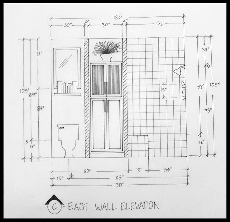 736x709 architectural drawing for bathroom plan - Bathroom Drawing Images