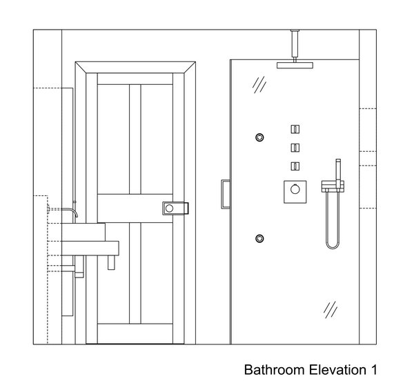 600x565 Bathroom Drawings Kent Griffiths Design - Bathroom Drawings