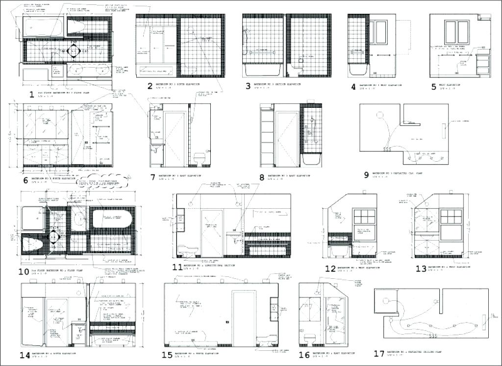 1024x747 Bathroom Drawing - Bathroom Drawings