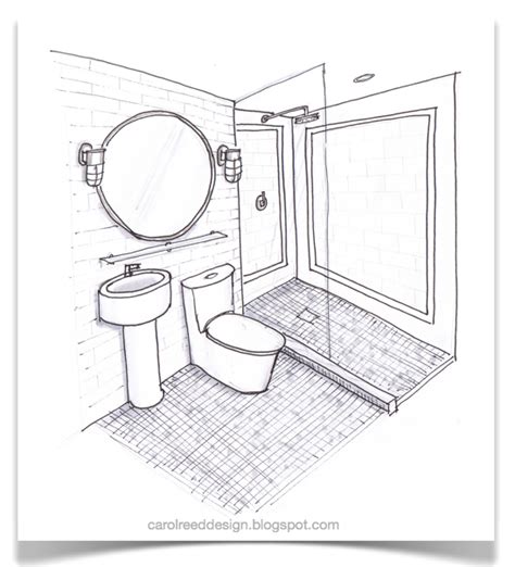 474x522 Bathroom Drawing Car Interior Design, Bathroom Drawing - Bathroom Drawings
