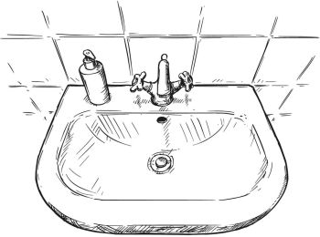350x260 image details iss - Bathroom Sink Drawing