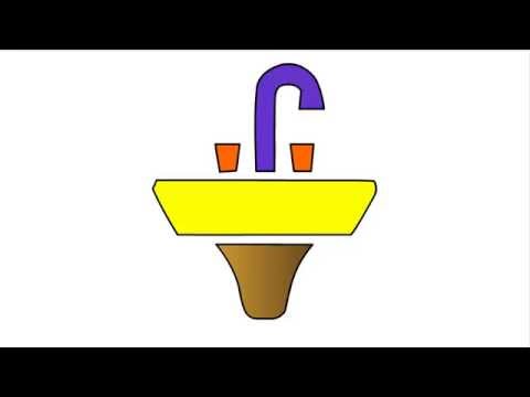 480x360  - Bathroom Sink Drawing