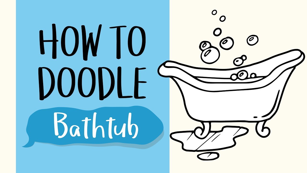1280x720 how to draw a bathtub - Bathtub Drawing