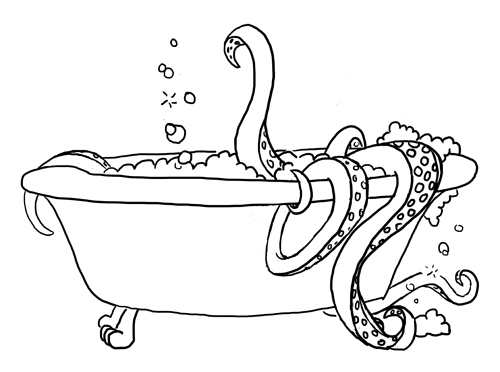 500x372 one more bathtub sketch karen b jones - Bathtub Drawing