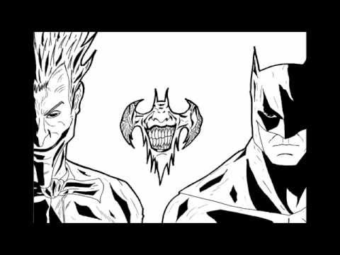 480x360 Drawing Batman And Joker - Batman And Joker Drawing