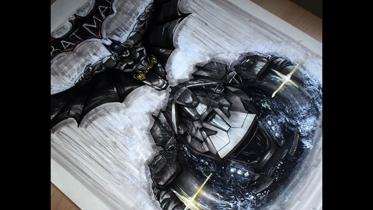 1280x720 Batman Arkham Knight Artworkdrawing - Batman Arkham Knight Drawing