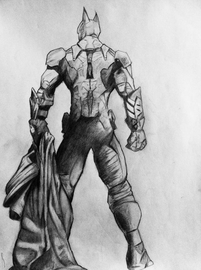 772x1035 Batman Arkham Knight Drawing - Batman Arkham Knight Drawing