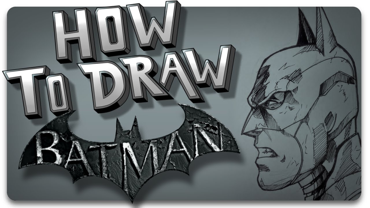 1280x720 How To Draw Batman Arkham Knight Version Step - Batman Arkham Knight Drawing
