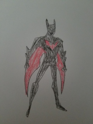 320x427 batman beyond's batman - Batman Beyond Drawing