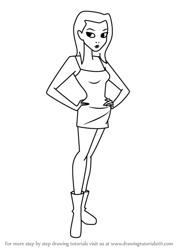 567x800 Learn How To Draw Dana Tan From Batman Beyond - Batman Beyond Drawing