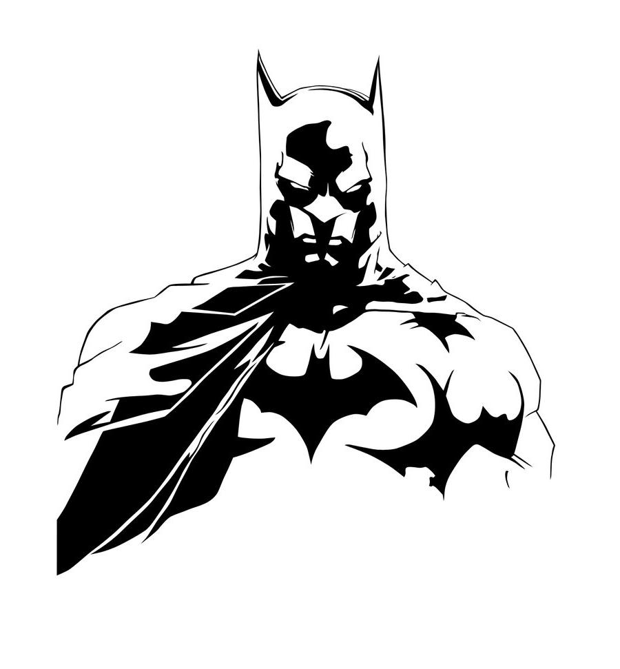 black white batman