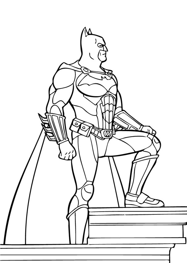 607x850 Batman Coloring Pages, Videos For Kids, Drawing For Kids, Kids - Batman Car Drawing