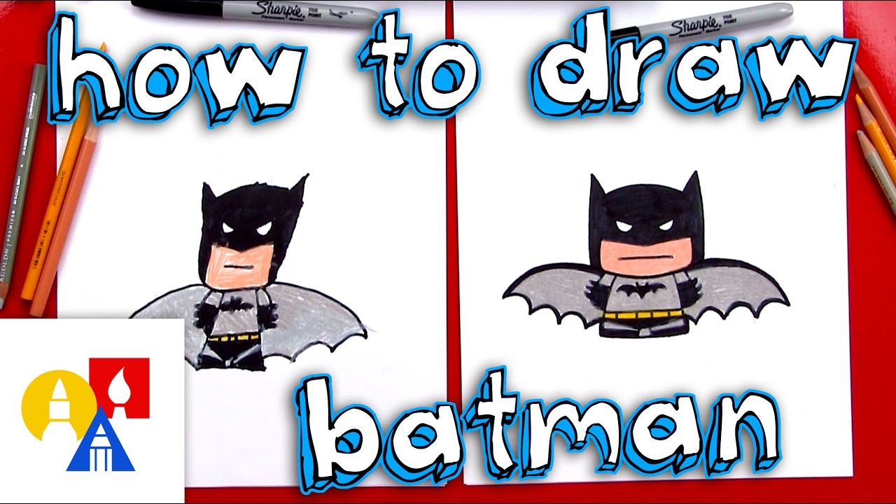 1280x720 How To Draw Cartoon Batman - Batman Cartoon Drawing