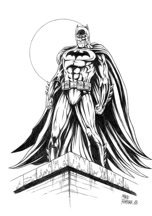 493x700 Batman - Batman Drawing