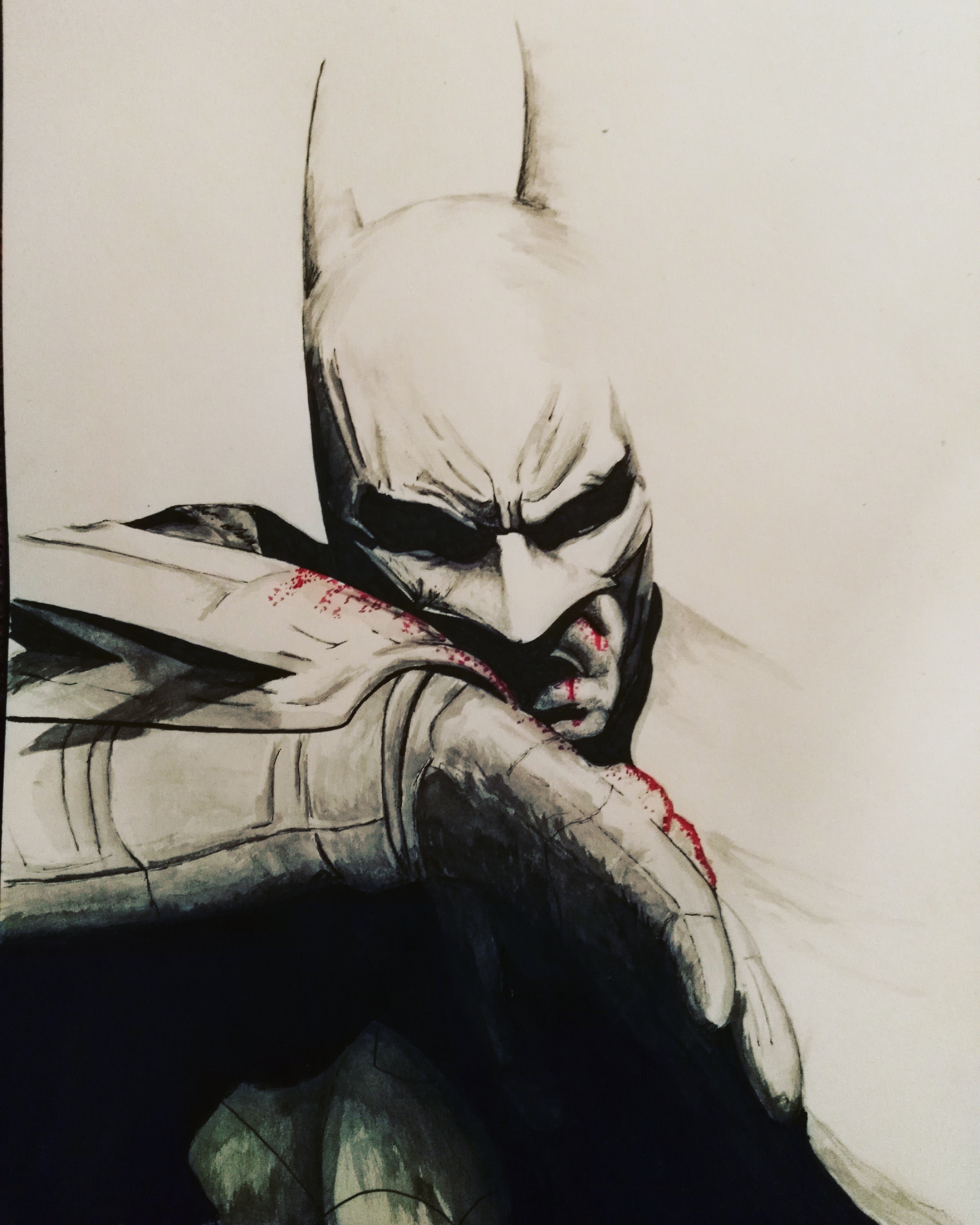 Бэтмен рисовать