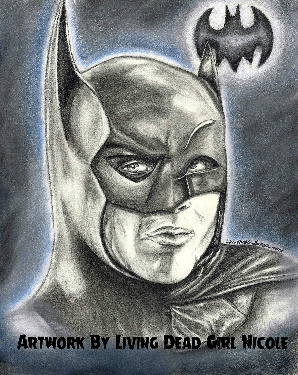1190x1500 Portrait Drawing Art Printi Am Batman - Batman Drawing