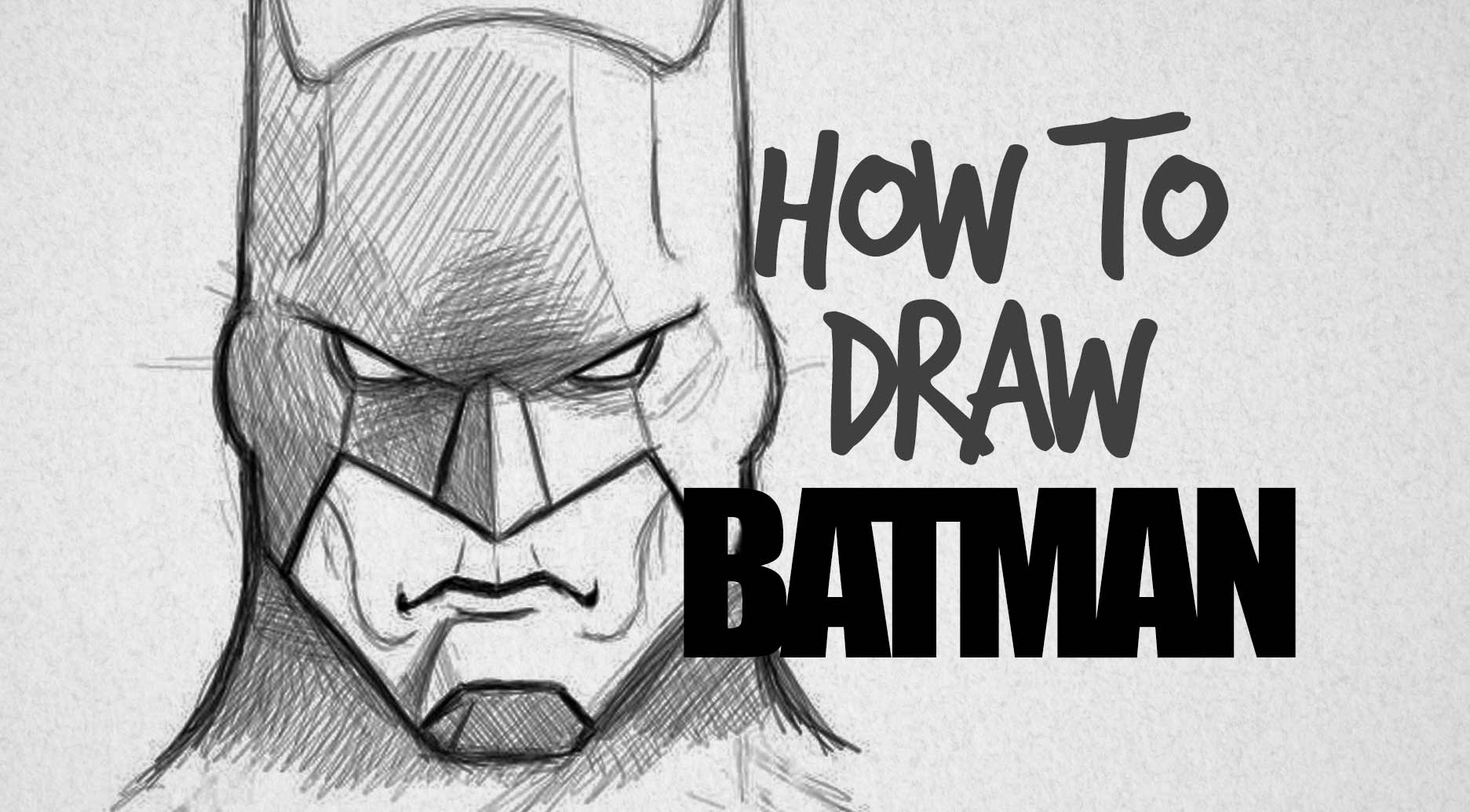 1873x1035 How To Draw Batman - Batman Drawing Easy