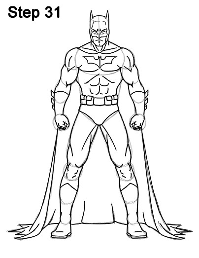 404x523 Easy Batman Drawing - Batman Drawing Easy