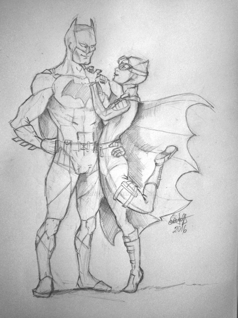 774x1032 Batman And Catwoman From Telltale - Batman Drawing Games