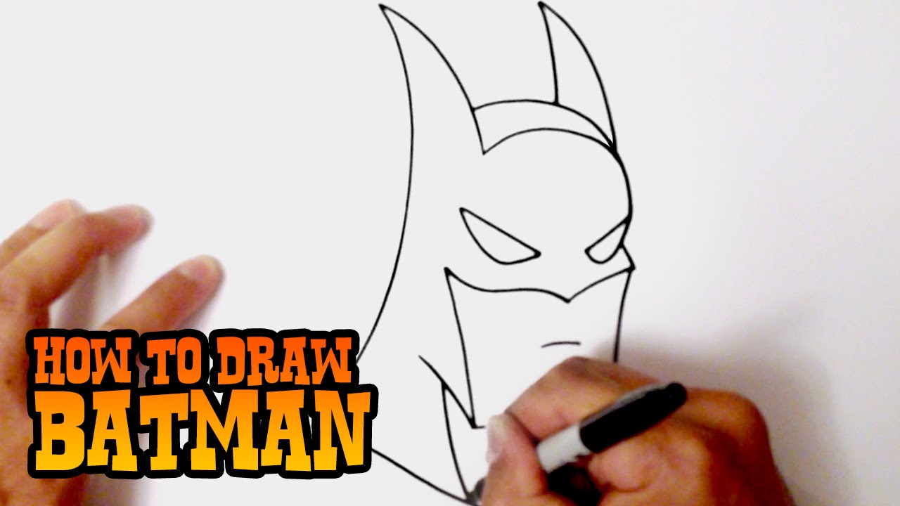 1280x720 How To Draw Batman - Batman Drawing Games