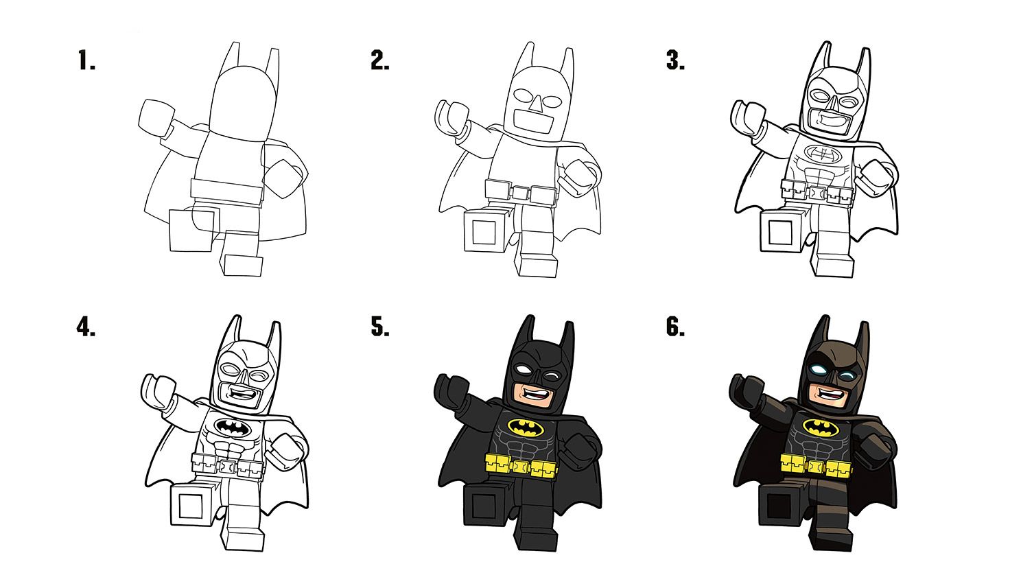1488x838 how to draw batman the lego batman movie in batman - Batman Drawing Games