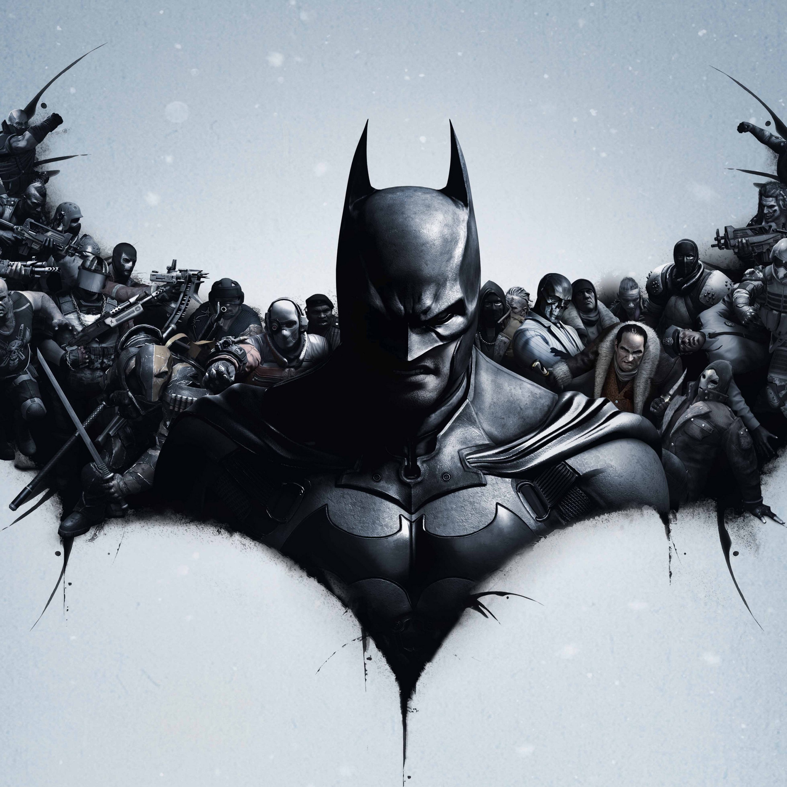 2560x2560 wallpaper batman, arkham origins, poster, games - Batman Drawing Games