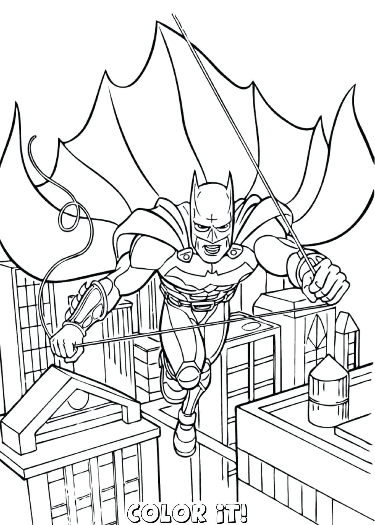 1284x1800 Batman Coloring Pages Free Sheets Plus Of For Adults - Batman Drawing Games