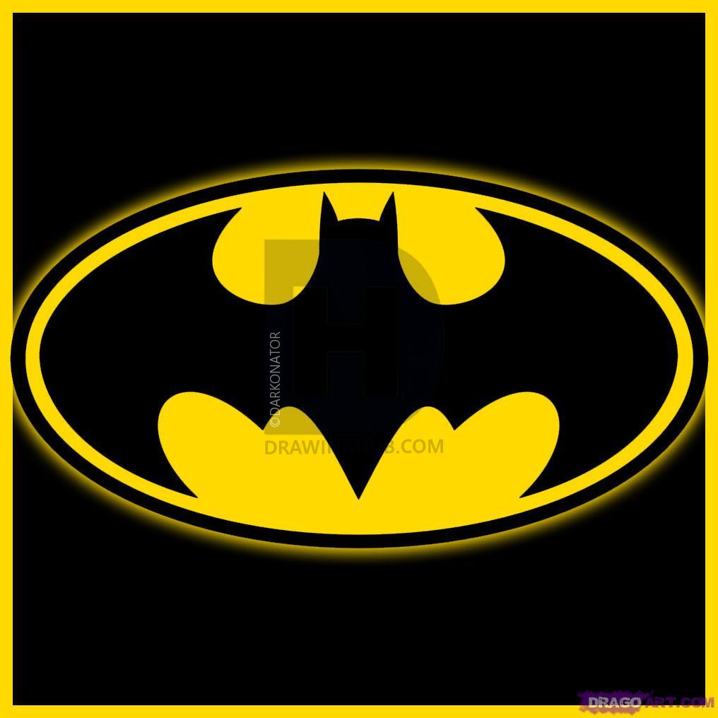 1016x1016 how to draw batman logo, step - Batman Drawing Logo