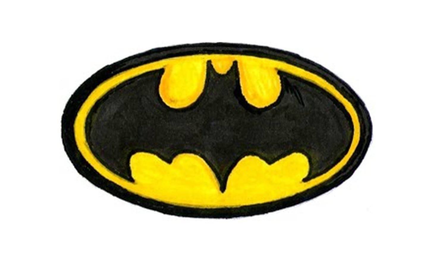 1500x885 how to draw the batman logo - Batman Drawing Logo