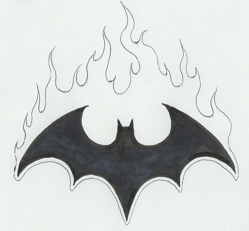 Batman Drawing Logo At Paintingvalley Com Explore Collection Of