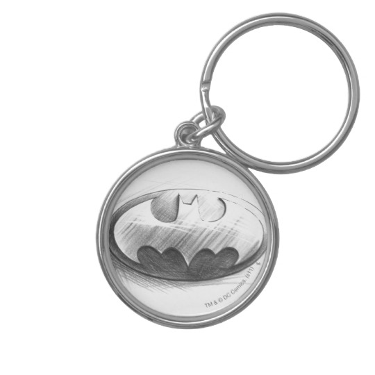 540x540 batman symbol insignia drawing logo keychain - Batman Drawing Logo