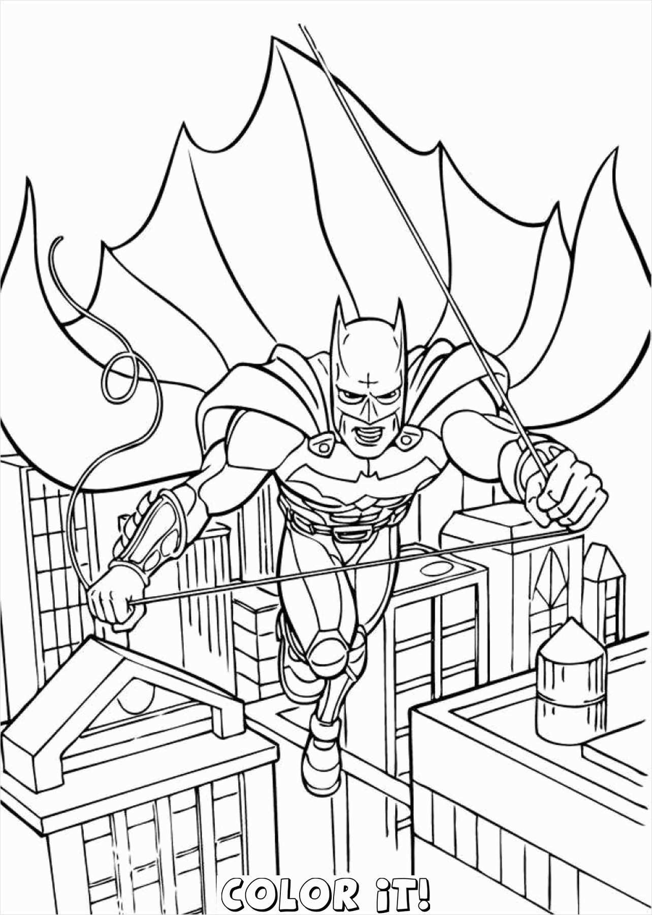 Batman Drawing Pages at PaintingValley.com | Explore collection of ...