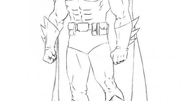 585x329 How To Draw Batman - Batman Drawing Tutorial