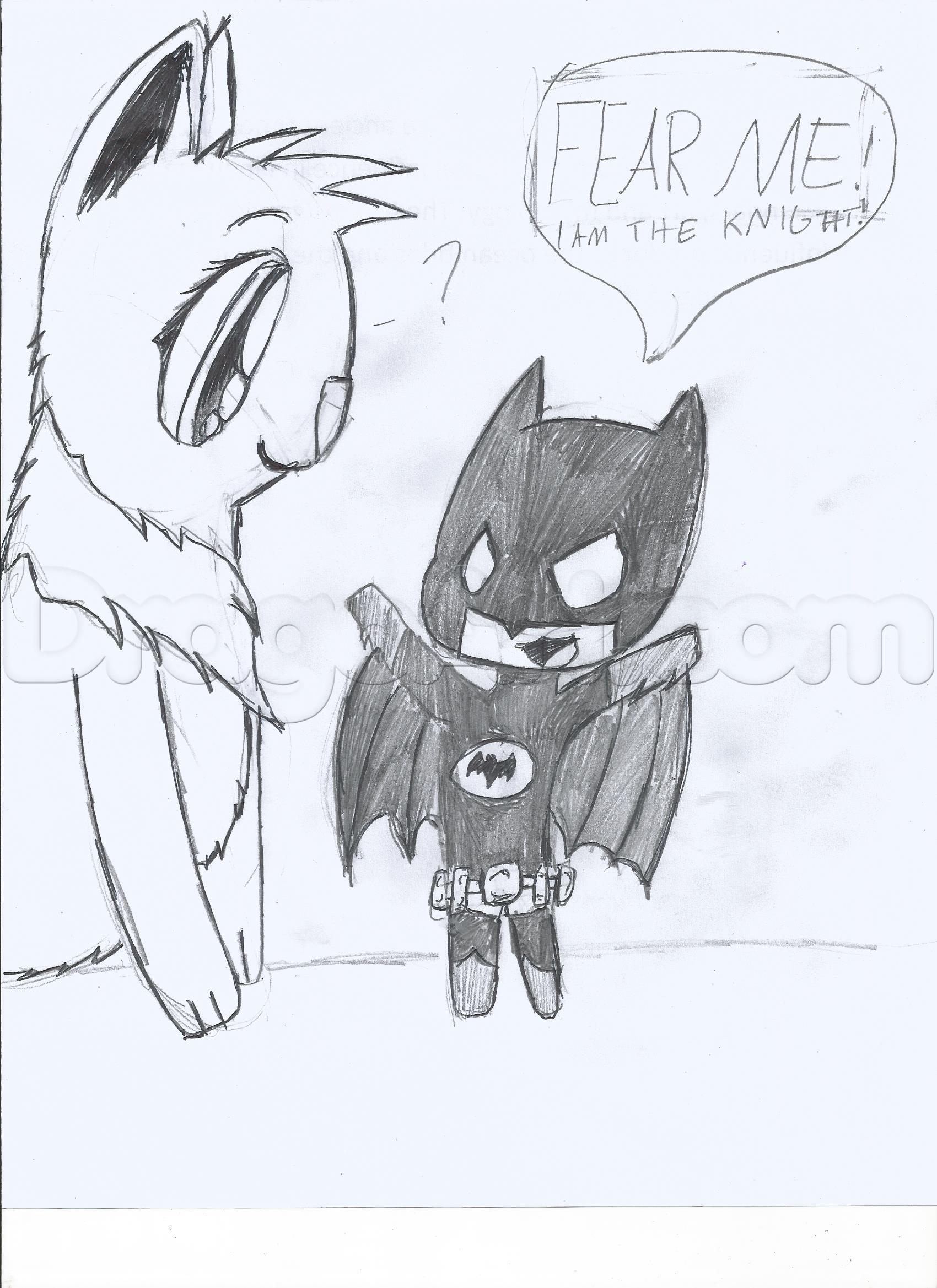 1700x2338 How To Draw A Chibi Batman, Step - Batman Drawing Tutorial