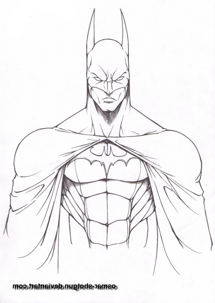 728x1024 Huge Collection Of 'batman Drawing Tutorial' Download More Than - Batman Drawing Tutorial