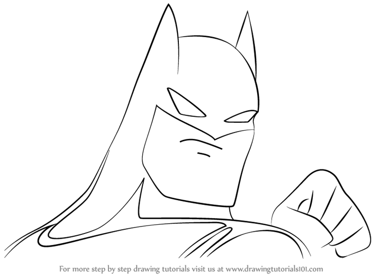 800x566 Learn How To Draw Batman For Kids - Batman Drawing Tutorial