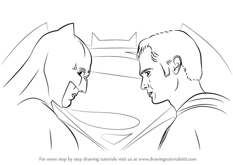 800x566 Learn How To Draw Batman Vs Superman - Batman Drawing Tutorial