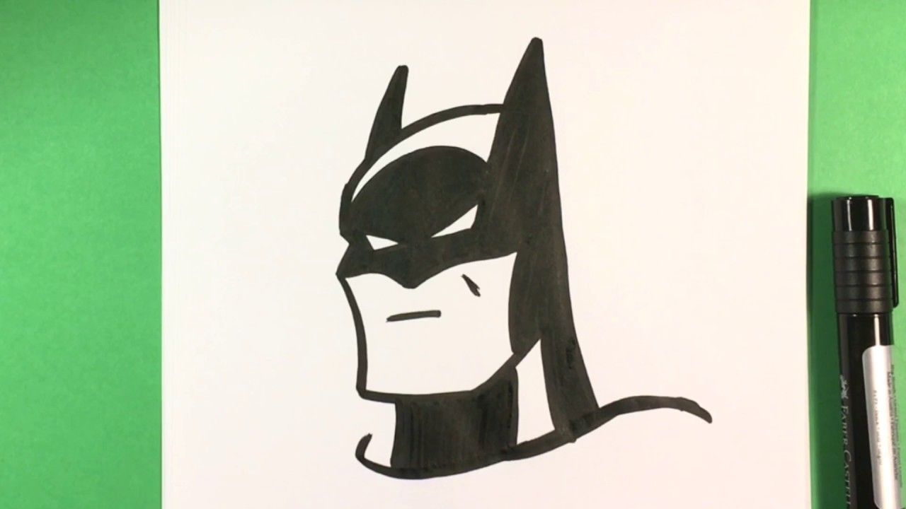 1280x720 Easy Drawing Batman - Batman Easy Drawing