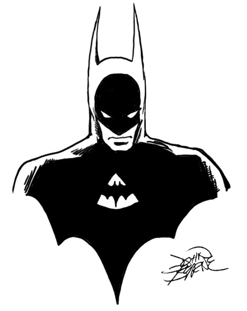 812x1024 Batman Drawing - Batman Easy Drawing