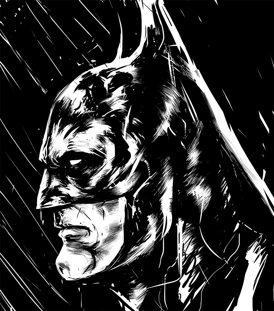 900x1023 Batman Face Drawing - Batman Face Drawing