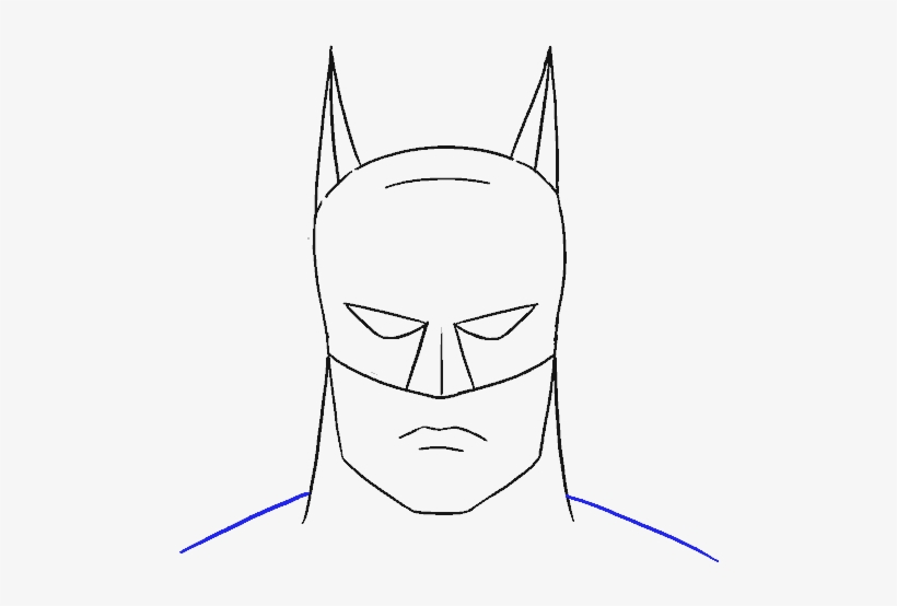 Batman Face Drawing at PaintingValley.com | Explore collection of Batman Face Drawing at PaintingValley.com | Explore collection of
