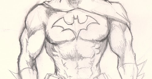 500x262 How To Draw Batman, Dark Knight Step - Batman Face Drawing