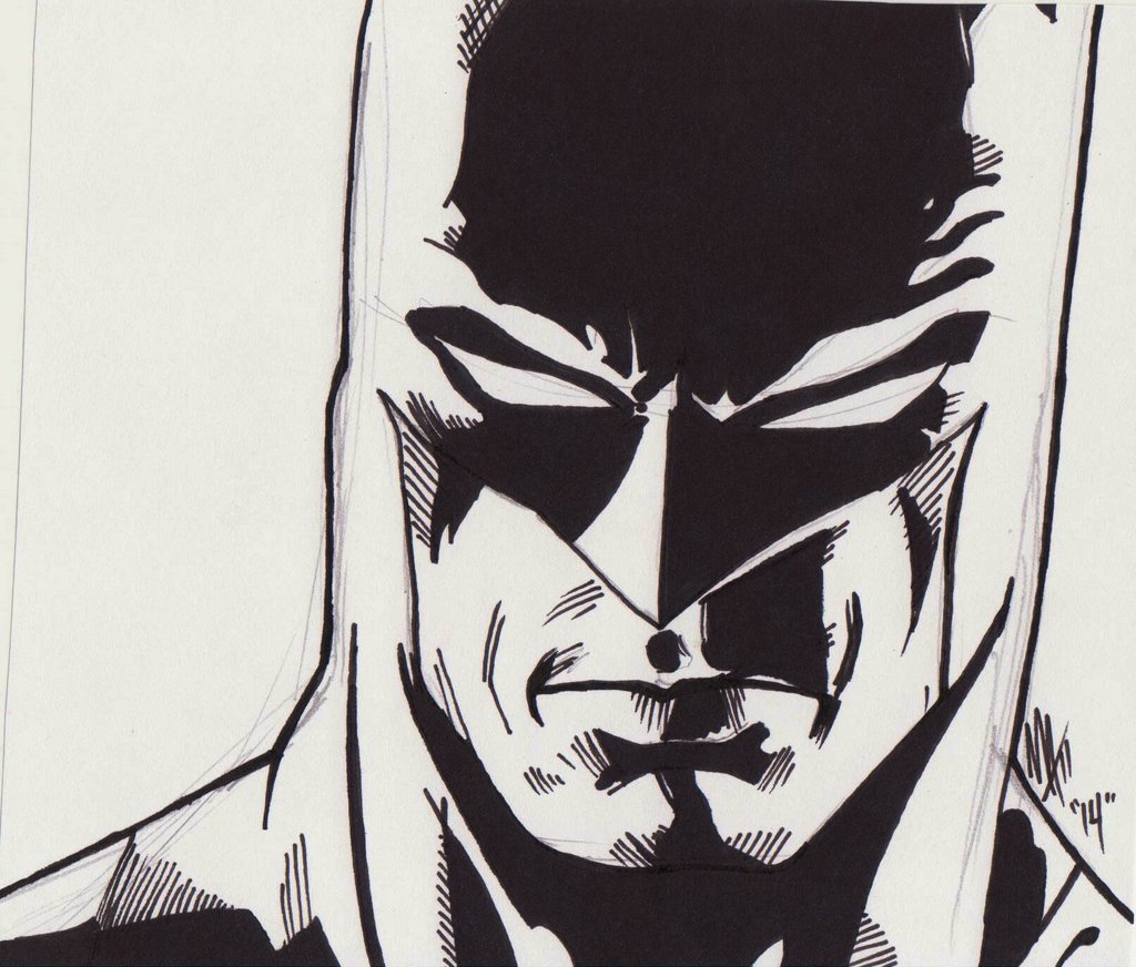 Batman Face Drawing at Explore collection of