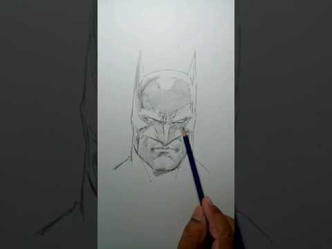 480x360 Drawing Batman Head - Batman Head Drawing